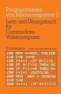Lehr- und Übungsbuch für Commodore-Volkscomputer (eBook, PDF) - Oetzmann, Gerhard