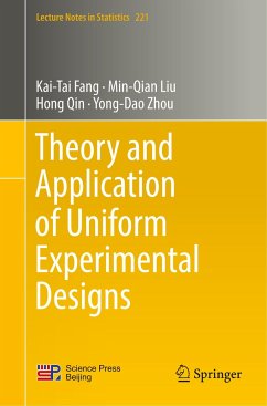 Theory and Application of Uniform Experimental Designs - Fang, Kai-Tai;Liu, Min-Qian;Qin, Hong