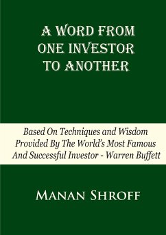 A Word From One Investor To Another - Shroff, Manan