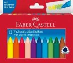 Faber-Castell Wachsmalstifte Dreikant 12er Set