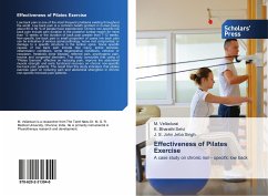 Effectiveness of Pilates Exercise - Velladurai, M.;Bharathi Selvi, K.;John Jeba Singh, J. S.