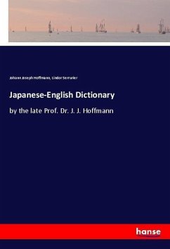 Japanese-English Dictionary - Hoffmann, Johann Joseph;Serrurier, Lindor