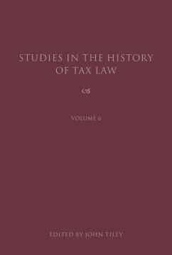 Cover Studies in the History of Tax Law, Volume 6 (eBook, PDF)