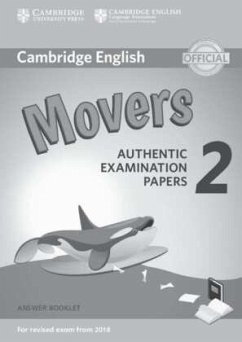 Cambridge English Young Learners Test Movers 2, Answer Booklet