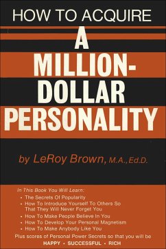 Cover How To Acquire A Million-Dollar Personality (eBook, ePUB)