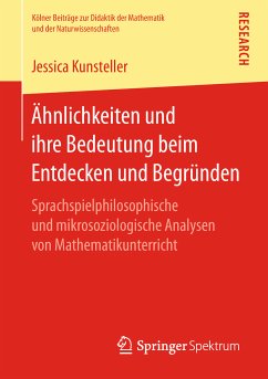 Ähnlichkeiten und ihre Bedeutung beim Entdecken und Begründen (eBook, PDF) - Kunsteller, Jessica