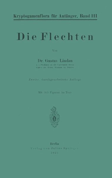 Die Flechten (eBook, PDF) Die Flechten (eBook, PDF)