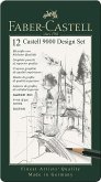 Faber-Castell Bleistifte Castell 9000 Design Set, 5B-5H, 12er Set