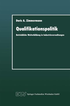 Cover Qualifikationspolitik (eBook, PDF)