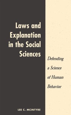 Laws And Explanation In The Social Sciences (eBook, PDF) - Mcintyre, Lee C