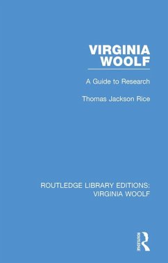 Virginia Woolf (eBook, PDF) - Rice, Thomas Jackson