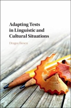 Adapting Tests in Linguistic and Cultural Situations (eBook, PDF) - Iliescu, Dragos