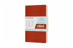 Moleskine Volant Pocket/A6, 2er Set, Liniert, Soft Cover, Korallrot, Aquamarinblau