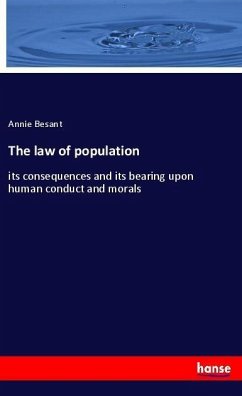 The law of population - Besant, Annie