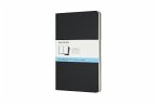 Moleskine Cahier Large/A5, 3er Set, Punktraster, Kartoneinband, Schwarz