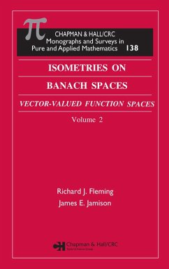 Isometries in Banach Spaces (eBook, PDF) - Fleming, Richard J.; Jamison, James E.