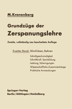 Grundzüge der Zerspanungslehre (eBook, PDF) - Kronenberg, Max