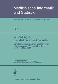 Ausbildung in der Medizinischen Informatik (eBook, PDF)