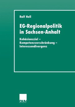 Cover EG-Regionalpolitik in Sachsen-Anhalt (eBook, PDF)