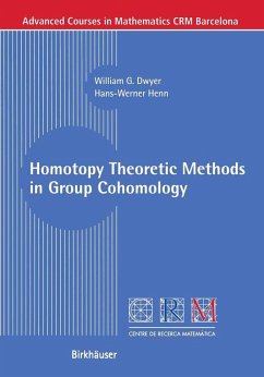 Homotopy Theoretic Methods in Group Cohomology (eBook, PDF) - Dwyer, William G.; Henn, Hans-Werner