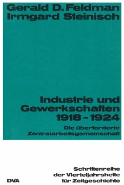 Cover Industrie und Gewekschaften 1918-1924 (eBook, PDF)