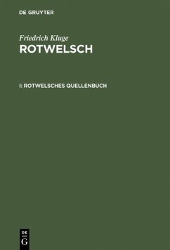 Rotwelsches Quellenbuch (eBook, PDF) - Kluge, Friedrich