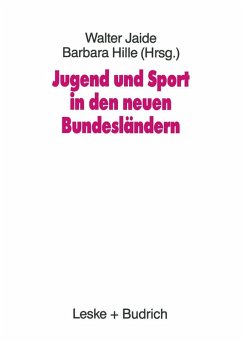 Cover Jugend und Sport in den neuen Bundesländern (eBook, PDF)