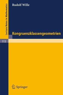 Cover Kongruenzklassengeometrien (eBook, PDF)