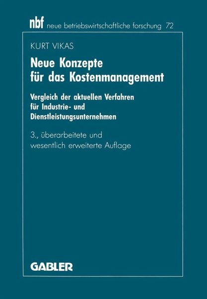 Neue Konzepte für das Kostenmanagement (eBook, PDF) Neue Konzepte für das Kostenmanagement (eBook, PDF)