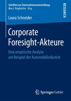 Corporate Foresight-Akteure (eBook, PDF) - Schneider, Laura