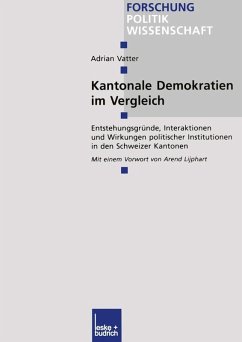 Kantonale Demokratien im Vergleich (eBook, PDF) - Vatter, Adrian