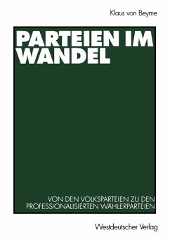 Parteien im Wandel (eBook, PDF) - Beyme, Klaus Von