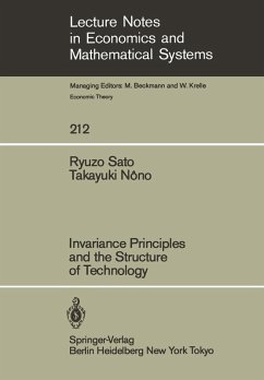 Invariance Principles and the Structure of Technology (eBook, PDF) - Sato, R.; Nono, T.