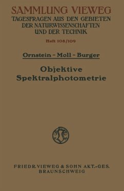 Objektive Spektralphotometrie (eBook, PDF) - Ornstein, Leonard Salomon