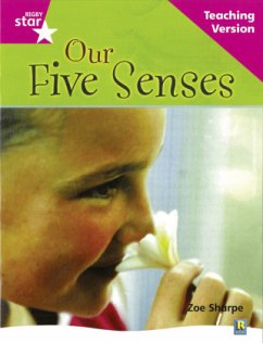 Cover Rigby Star Non-fiction Guided Reading Pink Level: Our Five Senses Teaching Version