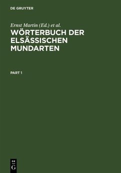 Cover Wörterbuch der elsässischen Mundarten (eBook, PDF)