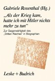 "Als der Krieg kam, hatte ich mit Hitler nichts mehr zu tun" (eBook, PDF)
