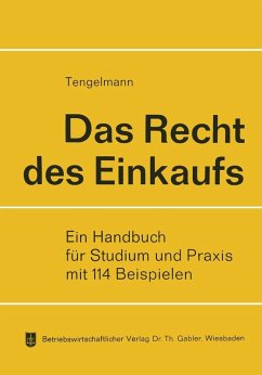 Das Recht des Einkaufs (eBook, PDF) - Tengelmann, Curt