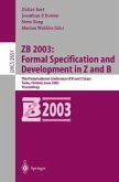 ZB 2003: Formal Specification and Development in Z and B (eBook, PDF)