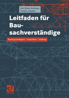Leitfaden für Bausachverständige (eBook, PDF) - Keldungs, Karl-Heinz; Arbeiter, Norbert