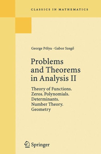 Problems and Theorems in Analysis II (eBook, PDF)
