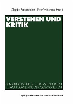 Cover Verstehen und Kritik (eBook, PDF)