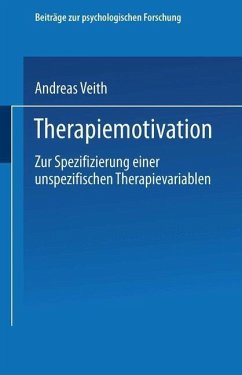 Cover Therapiemotivation (eBook, PDF)