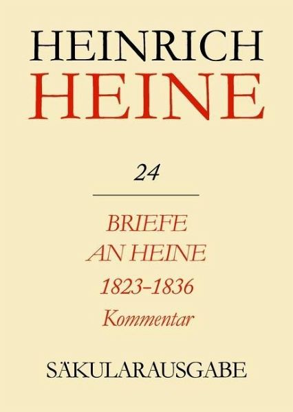 Briefe an Heine 1823-1836. Kommentar (eBook, PDF)