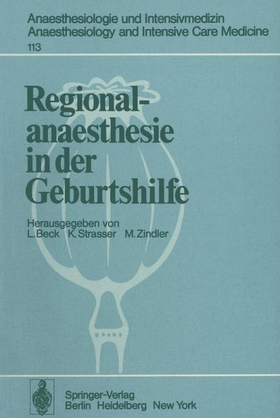 Regionalanaesthesie in der Geburtshilfe (eBook, PDF)