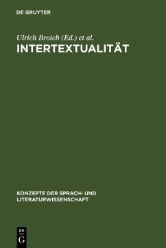 Cover Intertextualität (eBook, PDF)