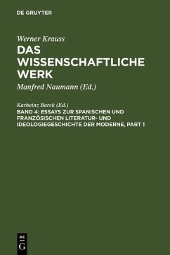 Cover Essays zur spanischen und französischen Literatur- und Ideologiegeschichte der Moderne (eBook, PDF)