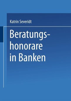 Cover Beratungshonorare in Banken (eBook, PDF)