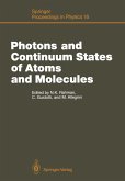 Photons and Continuum States of Atoms and Molecules (eBook, PDF)