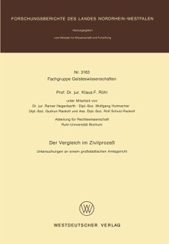 Cover Der Vergleich im Zivilprozeß (eBook, PDF)